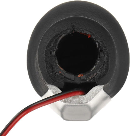 ya 4 8.14 for BMW E46 E90 E91 E92 X1 X3 Silver 1PC 5/6 Speed Gear Shift Knob W/LED Light