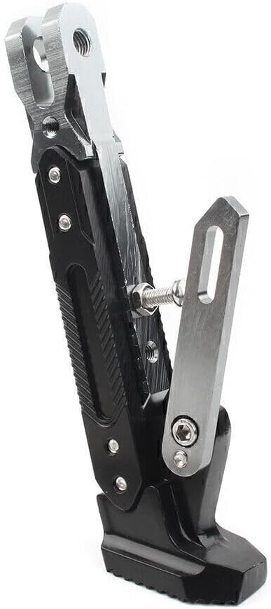 ya 9 10.24 Stainless Steel Motorcycle Non-Slip Adjustable Kickstand Foot Side Support