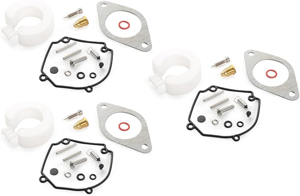 ya 13 9.15 baidi 3x Carburetor Carb Repair Kit for Yamaha Outboard 2T 75 80 90HP 6H1-W0093-01-00