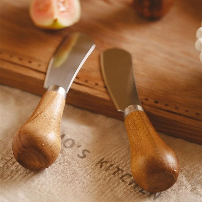 ya 14 9.20 baidi for Mini Butter Knife Cheese Spreader Knive Creative Standing Butter Jam Salad Kn-wq-1