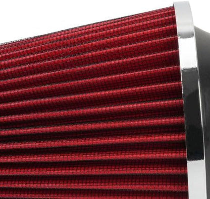 ya 13 9.15 baidi 3 76mm High Flow Inlet Dry Air Filter Cold Air Intake Cone Replacement Red
