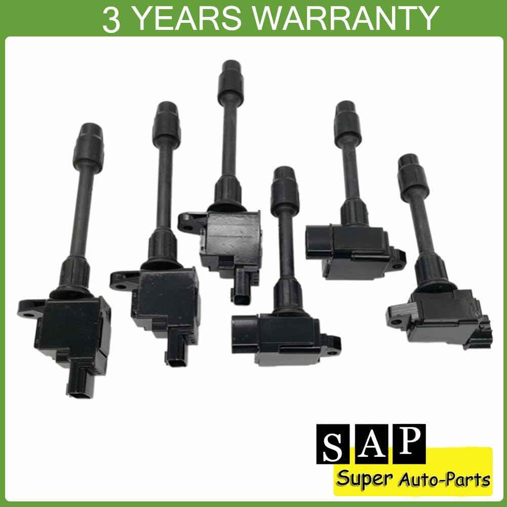 ya 4 8.24 baidi 6X Ignition Coils for Nissan Maxima for Infiniti I30 2000-01 22448-2Y005 22448-2Y000