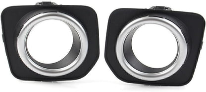 ya 10 9.16 zhengce Pair Front Bumper Fog Lamp Cover Bezels Trim for Land Rover LR4 14-2016 LR0