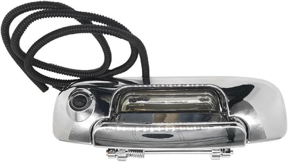 ya 10 9.16 baidi Rear Tailgate Handle w/Camera&Wiring Harness for Dodge for Ram 1500 2500 3500 Chrome