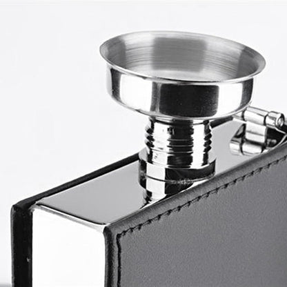 ya 26 10.21 baidi 6 Pcs Wine Pot Funnel Steel for Mini Wide Mouth Oil Flagon Special Hip Flask
