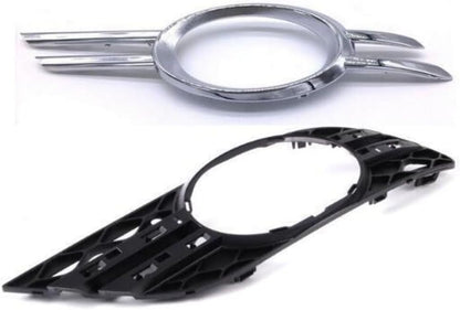 ya 4 8.24 baidi Front fog lamp grill chrome decoration protective cover right grip for Mercedes-Benz E-CLASS W211 07-09
