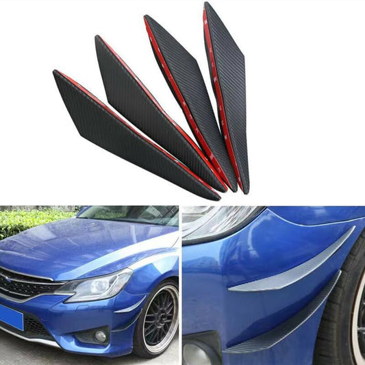 ya 2 8.15 4x Car Front Bumper Lip Diffuser Splitter Fins Body Spoiler Canar for DS Valence Chin