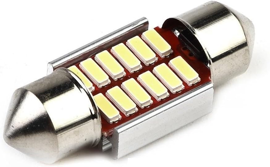 ya 13 9.15 baidi Car Interior White Headlight 6500K Bulb Reading Light Doom License Plate Lamp