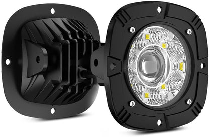 ya 7 8.24 baidi 4inch LED Work Light Bar Spot Pods Halo Lamp Fog Driving Offroad ATV 4WD Truck