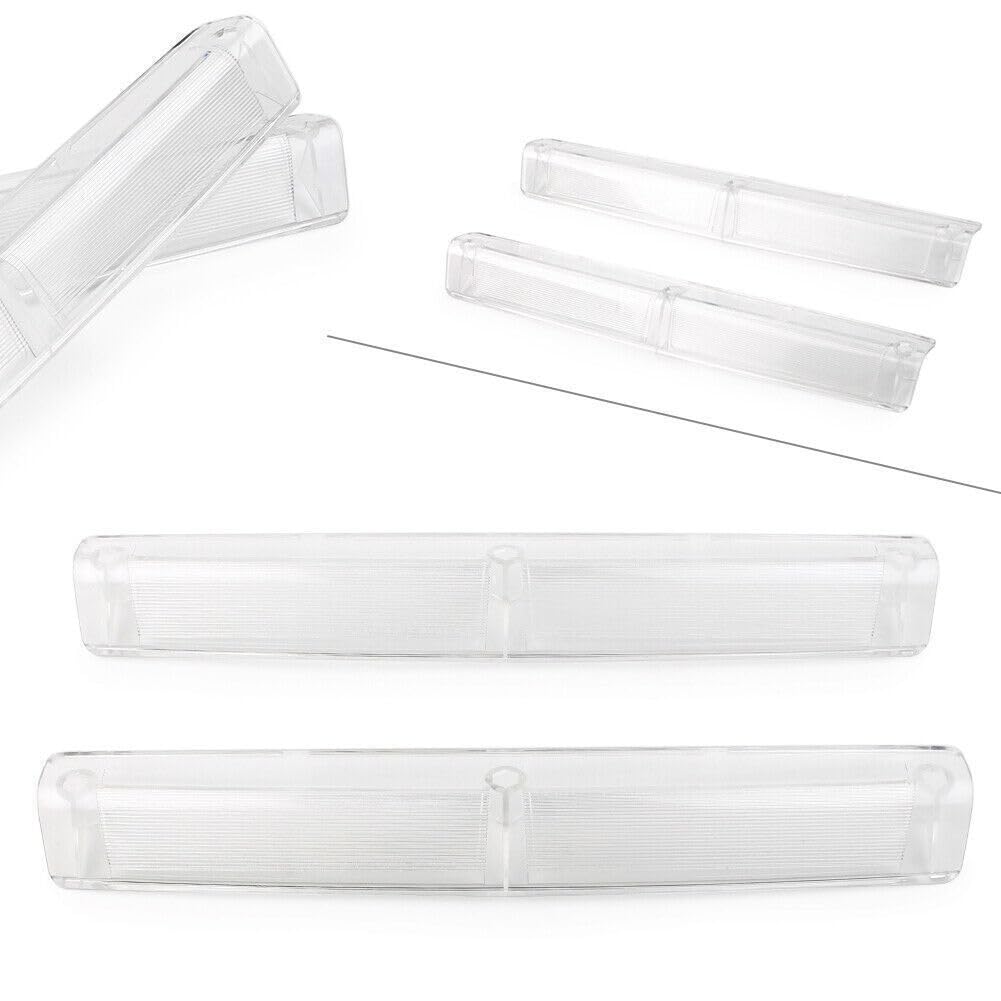 ya 9 10.24 2X Side Light Clear Lens Covers Fit Harley Touring FLHTC Tour Pack Pak Trun