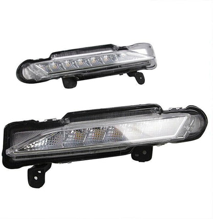 ya 2 8.15 A pair of front DRL daytime running lights and fog lights suitable for Toyota Yaris 2017-2019