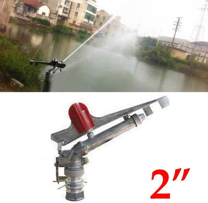 ya 26 10.21 baidi American 2-inch 360¡ã Adjustable Impact Nozzle Lar Area Water Irrigation Spray Tool