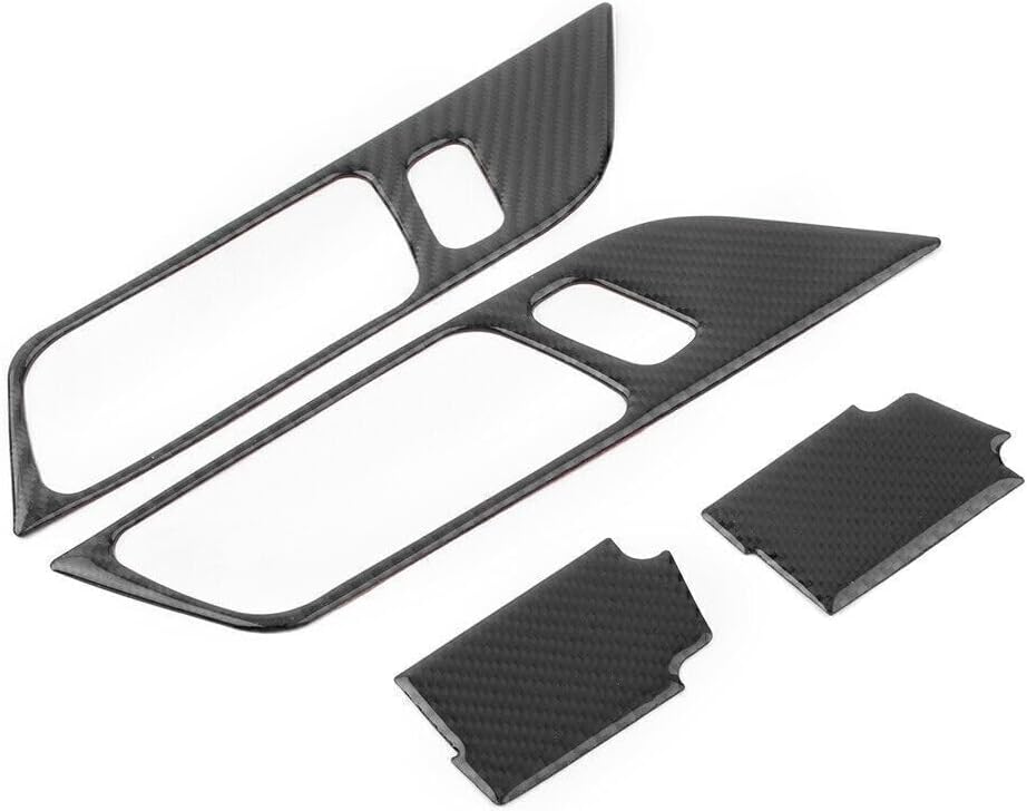 ya 11 9.14 zhengce for Ford for Mustang 15-19 Carbon Fiber Look Car Interior Door Handle F for