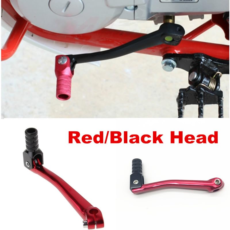 ya 6 8.24 baidi Red/Black Head Motorcycle Bike Gear Shift Shifter Lever CNC Aluminum Fitment