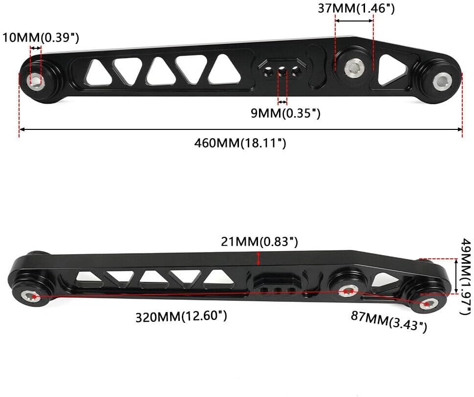 ya 13 9.15 baidi 6x Front Upper Lower Control Arms & Rear Camber Kit for Honda for Civic EK 1996-2000