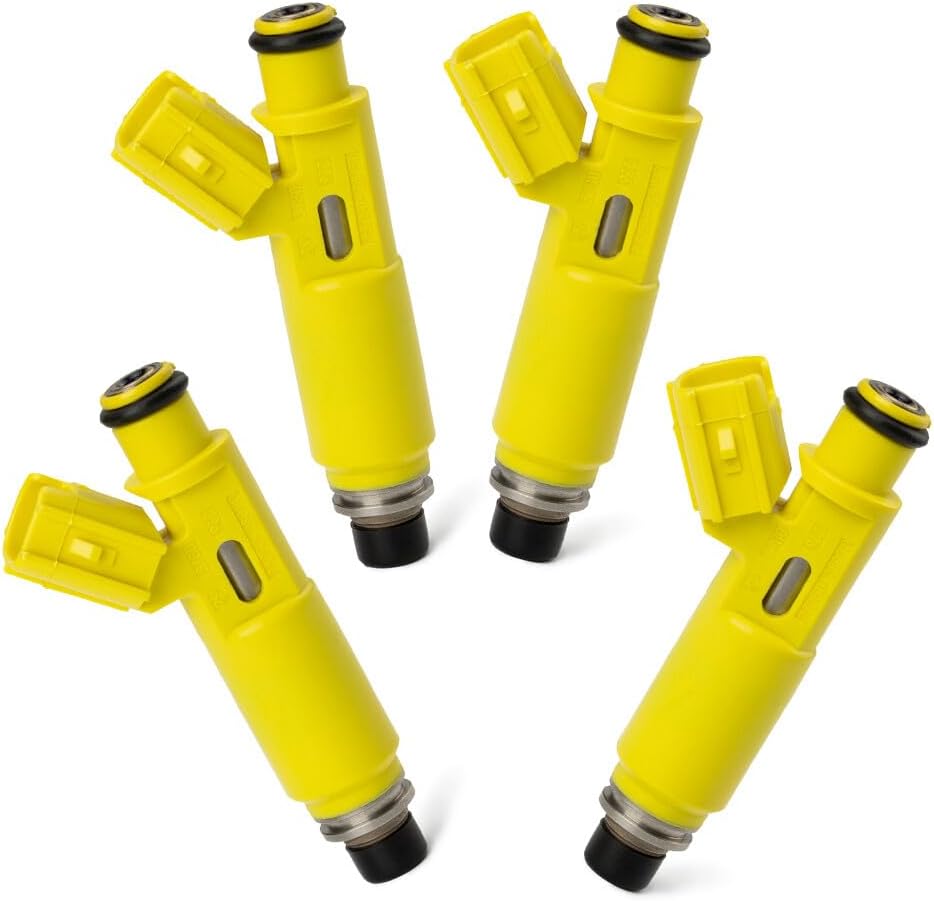 ya 10 9.16 baidi 4X Fuel Injectors Flow Matched 23250-28050 2001-2003 Fit for Toyota for RAV4 2.0L