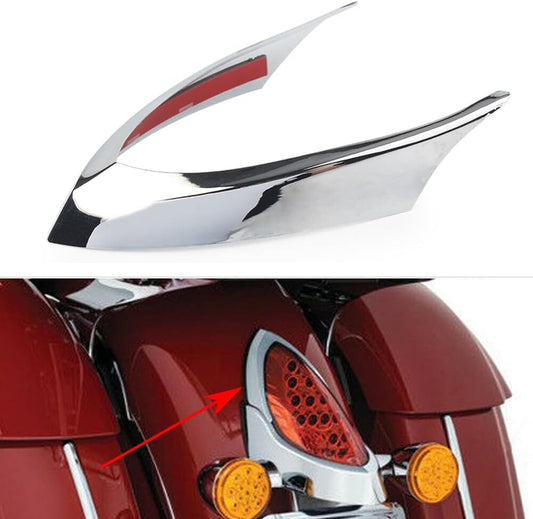 ya 4 8.8.2 For Indian Chief Classic Dark Horse Vintage 2014-2018 Tail Light Top Trim Cover