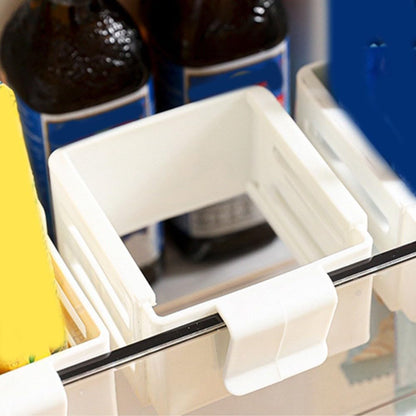 ya 26 10.21 baidi 10 Pcs Retractable Drawer Organizer for Refrigerator Kitchen and Desk Storage