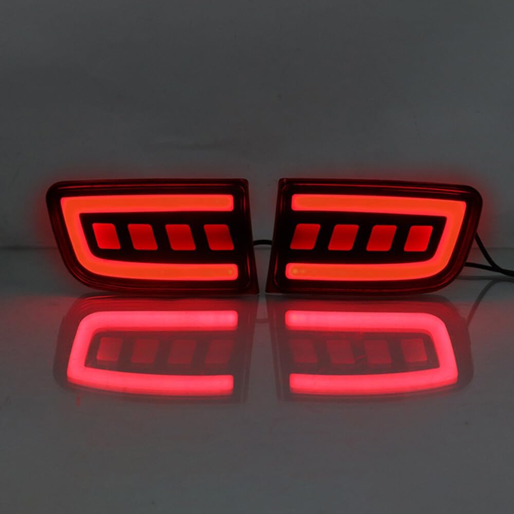 ya 13 9.15 baidi 4in1 Rear Bumper Reflector Lights Smoked For for Toyota for 4Runner 03-05 Hilux 03-09