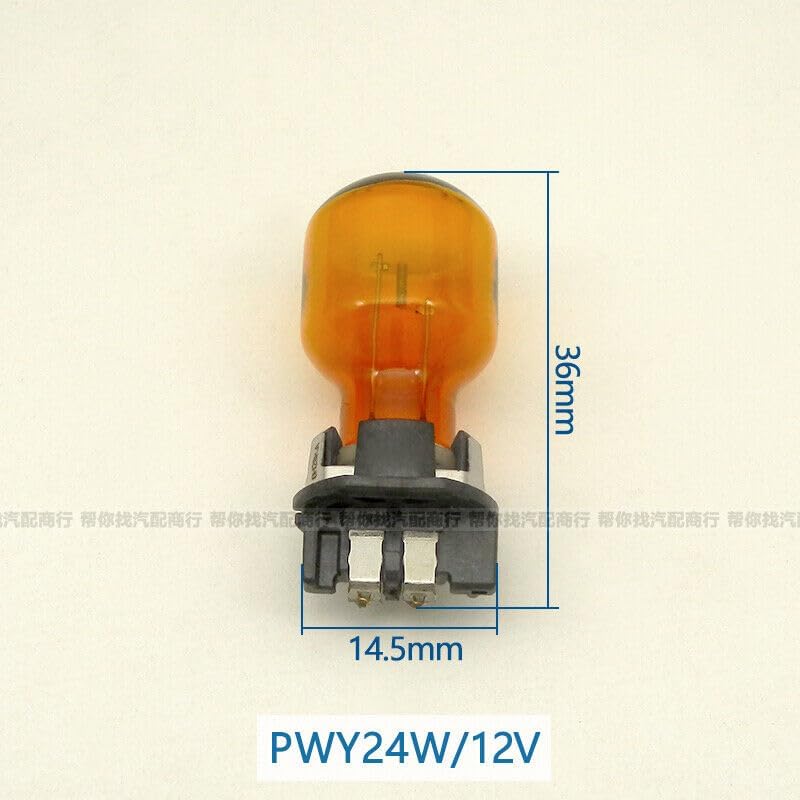 ya 14 9.20 zhengce PWY24W amber bulb turn signal light suitable for 2015-17 for Chrysler 200 2-1