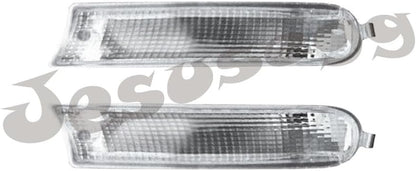 ya 9 10.24 2pcs Front Bumper Fog Light Lamps Housing LH+RH Fit for 1995-1997 for Toyota RAV4