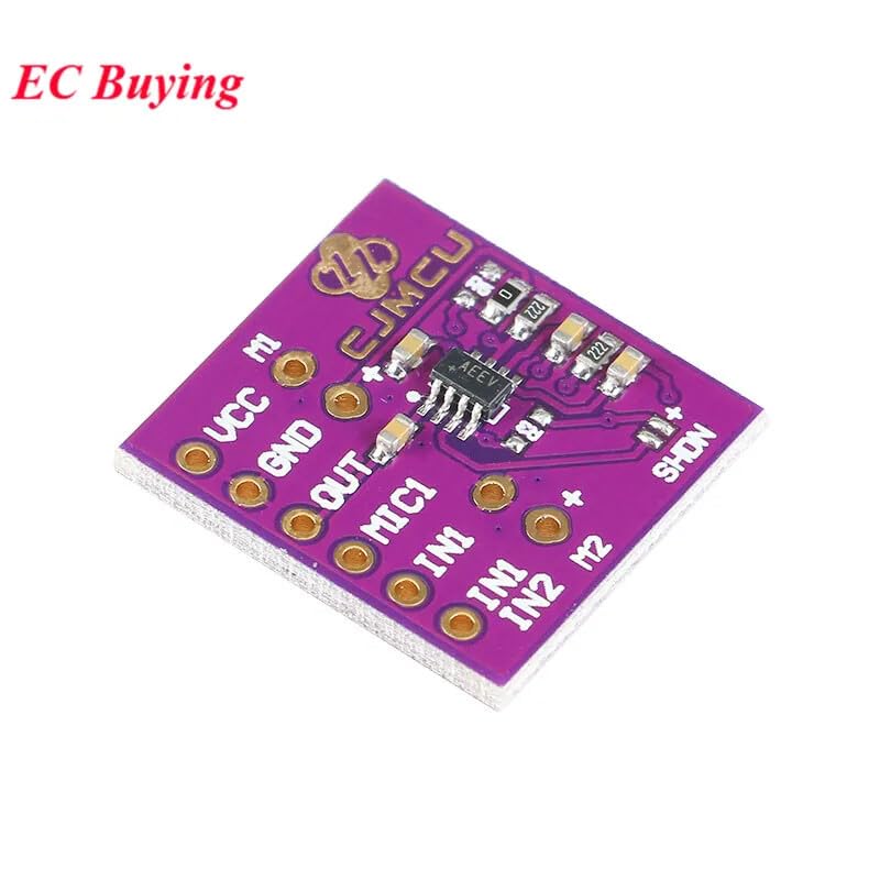 ya 16 10.20 baidi MAX9813H Microphone Amplifier Module: Dual Input Fixed Gain Low Noise
