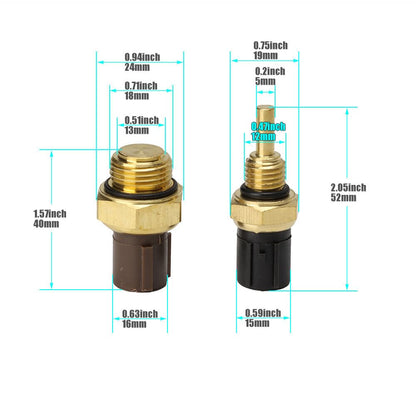 ya 4 8.8.2 One Set of Cooling Fan Switch and coolant Sensor for Honda for Civic Odyssey for Acura for Isuzu 
