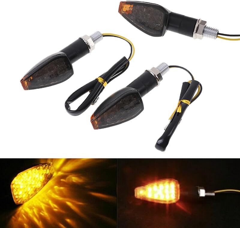 ya 11 9.14 zhengce Motorcycle LED Turn Signal Indicator Light Amber Light for Harley-Davidson