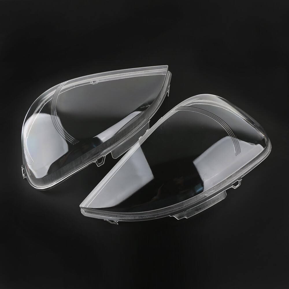 ya 10 9.16 zhengce Pair Headlight Headlamp Lens Cover Clear for Mercedes-Benz W163 ML Class 02