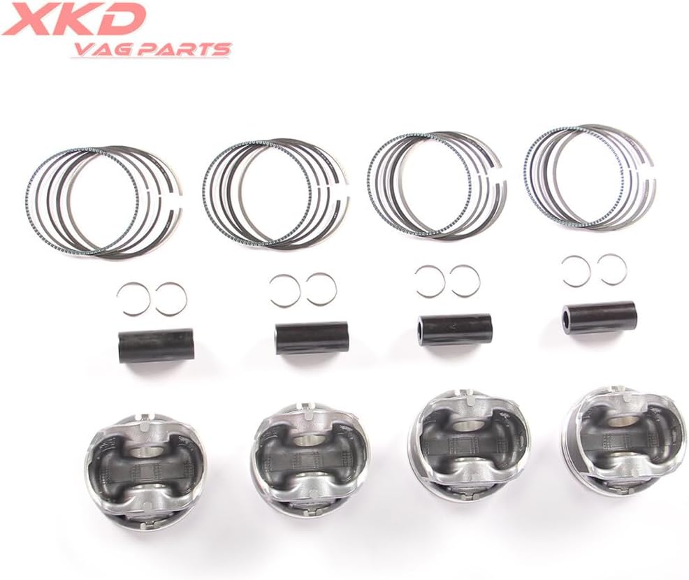 ya 4 8.24 baidi ¦µ23MM EA888 2.0T Engine Piston Ring Kit for VW for Golf for JETTA EOS for Audi for A4 A5 Q3 CAE
