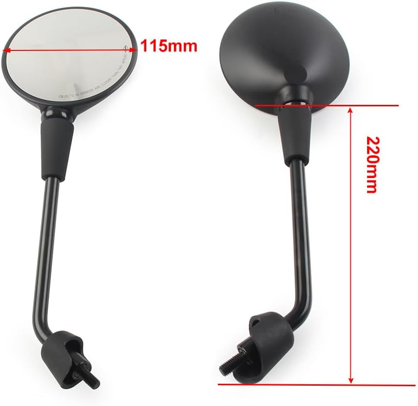 ya 7 8.24 baidi Rearview Side Mirrors for Vespa GTS GTV 125 200 300ie Sprint Primavera150 Chrome