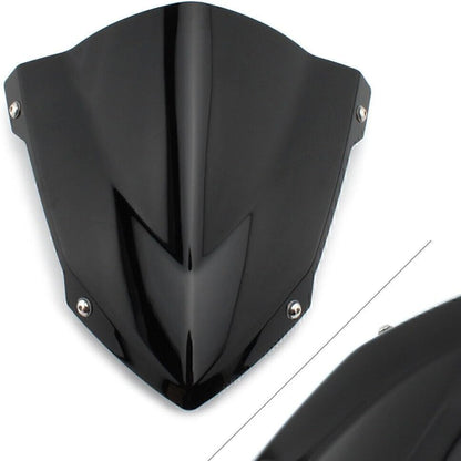ya 2 8.15 Black Windshield Windscreens with bracket for Yamaha MT-09/FZ-09 2014-16 2015