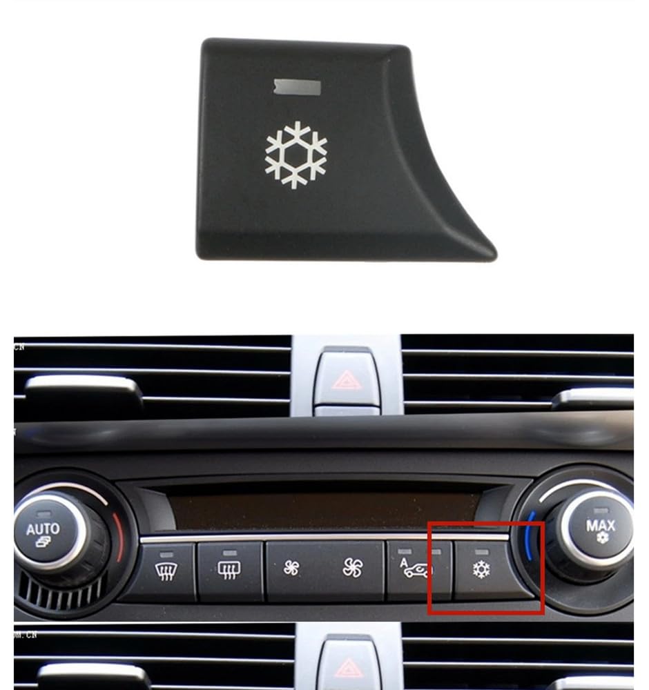 ya 3 8.24 baidi Fit for BMW X5 X6 2008-2013 Climate A/C Control Panel Fan Speed Button Cap Trims