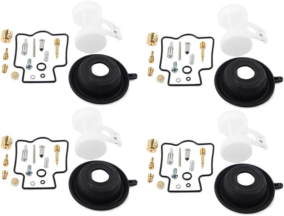 ya 2 8.15 4 Sets Carburetor Carb Repair Rebuild Kit for Kawasaki ZZR400 ZX400 1990-2006