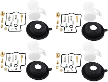 ya 2 8.15 4 Sets Carburetor Carb Repair Rebuild Kit for Kawasaki ZZR400 ZX400 1990-2006