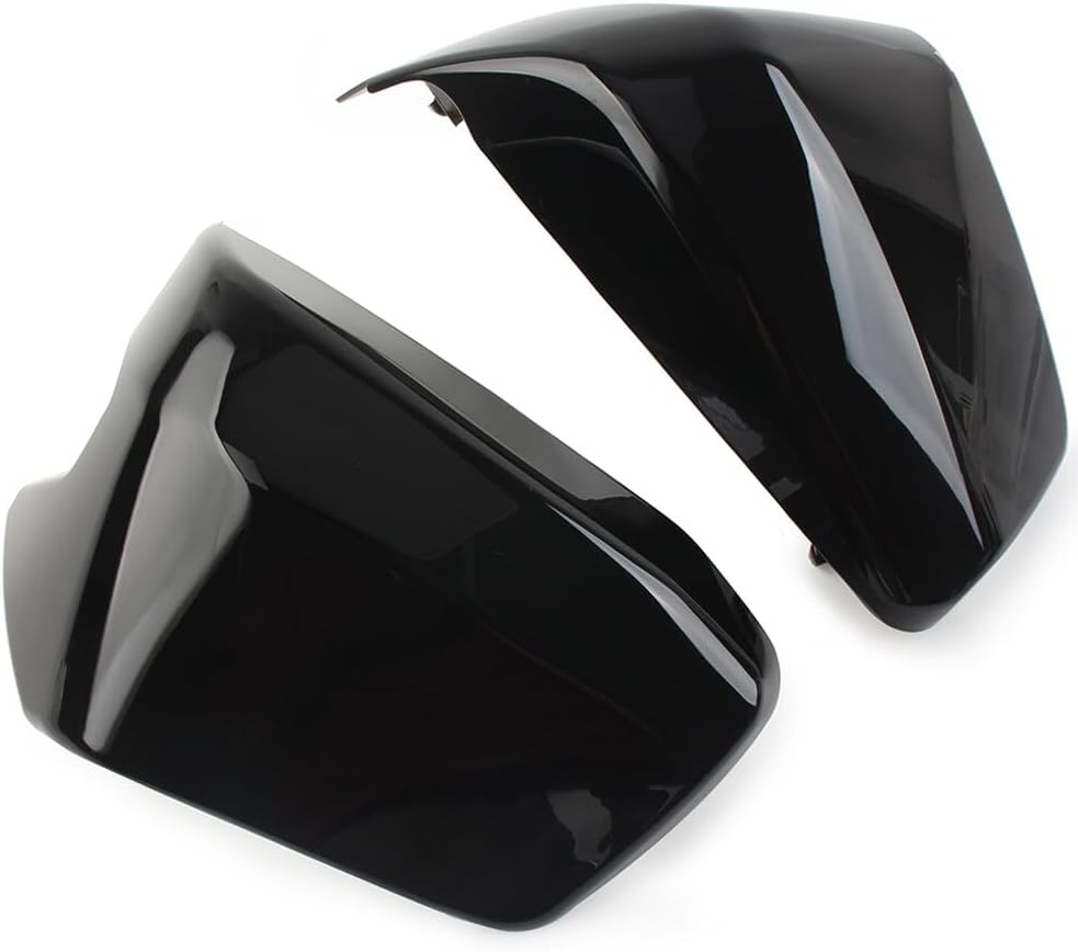 ya 23 10.7 baidi Battery Side Fairing Cover L & R for Honda Shadow Spirit/Shadow Aero 750 Black