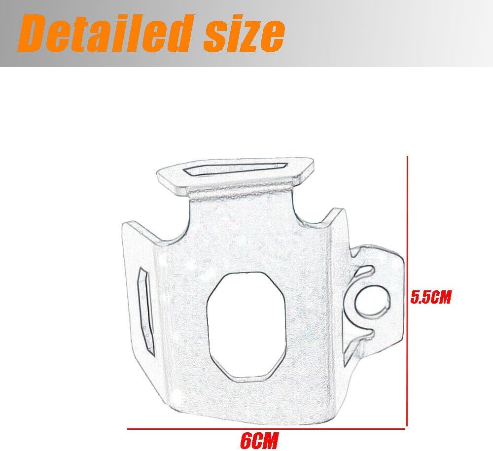 ya 4 8.14 Rear Brake Fluid Reservoir Guards for Yamaha YZFR1 YZF R1M YZF-R1/R1M 1998-2023