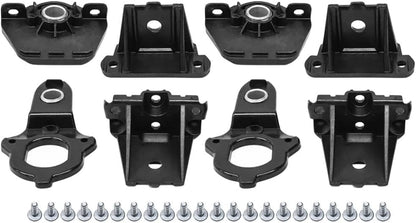 ya 8 8.24 baidi 2Pcs Front Headlight Bracket Repair Kit For 2016-19 7 Series G11 G12 Replacement