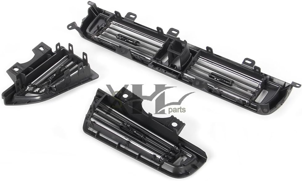 ya 10 9.16 baidi 3pcs Front Console Grill Dash AC Air Outlet Vent Fit for BMW 5 Series