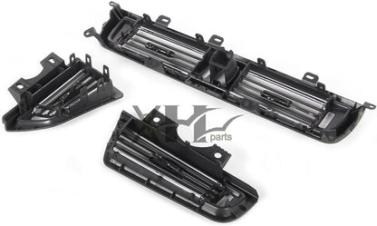 ya 10 9.16 baidi 3pcs Front Console Grill Dash AC Air Outlet Vent Fit for BMW 5 Series
