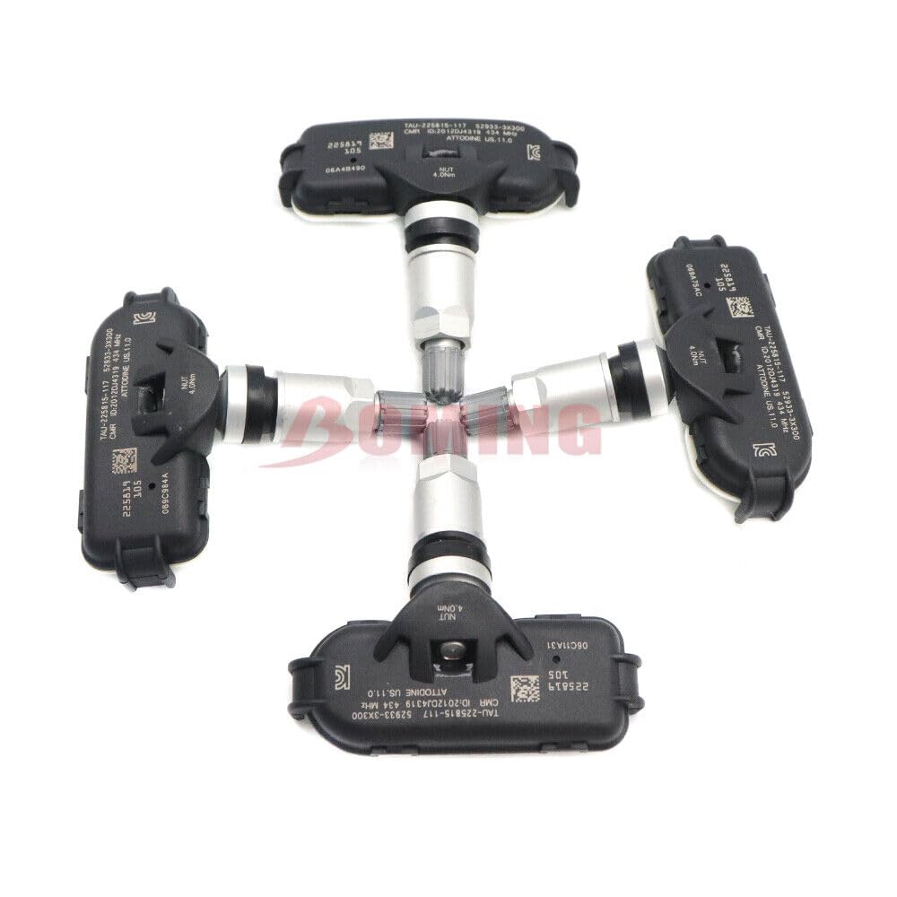 ya 4 8.8 4-Pack 52933-3X300 TPMS Tire Pressure Sensor for Hyundai for Elantra HD MD 434MHz 
