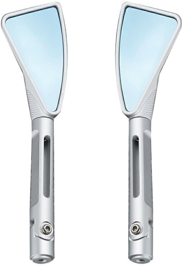 ya 2 8.15 2X Motorcycle Rear View Mirrors Fit for Yamaha YZF R1 2002-2008 YZF R6 03-07 Silver