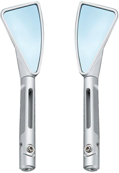 ya 2 8.15 2X Motorcycle Rear View Mirrors Fit for Yamaha YZF R1 2002-2008 YZF R6 03-07 Silver