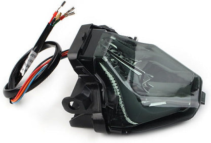 ya 10 9.16 zhengce for Yamaha YZF R3 R25 / MT-07 FZ07 MT-03 LED Red Brake Tail Light Turn Sign