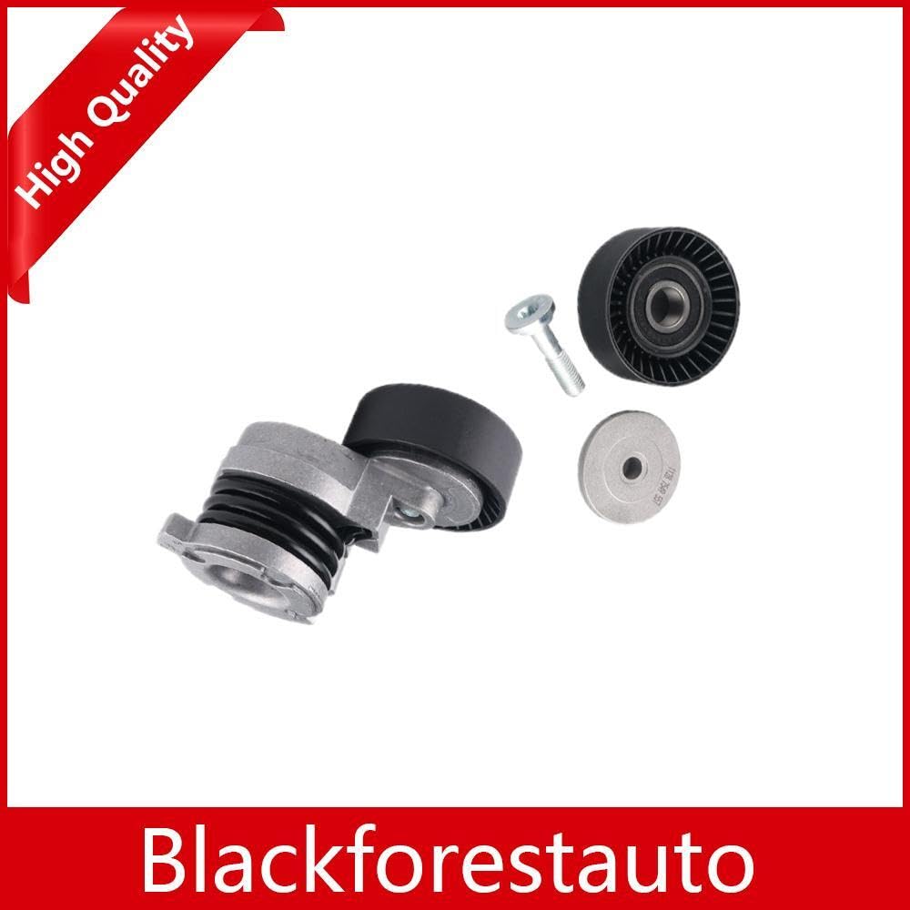 ya 10 9.16 baidi 1Set Fit for BMW 545i 750i for X5 for Alpina B7 A/C Water Pump Belt Tensioner & Idler Pulley