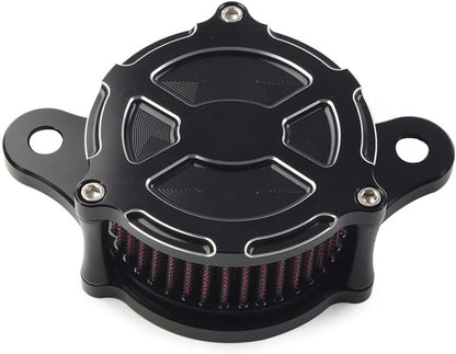 ya 10 9.16 zhengce Black Air Cleaner Red Intake Filter Kit Fit for Harley Dyna Softail Road Ki