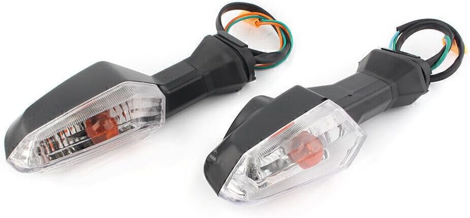 ya 6 8.14 Motorcycle Clear Rear Turn Signals Light Indicator Lamp Fit for Kawasaki 300