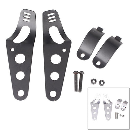 ya 6 8.14 38-43mm Universal Headlight Mount Bracket Fork Ear or Harley Chopper Cafe Racer