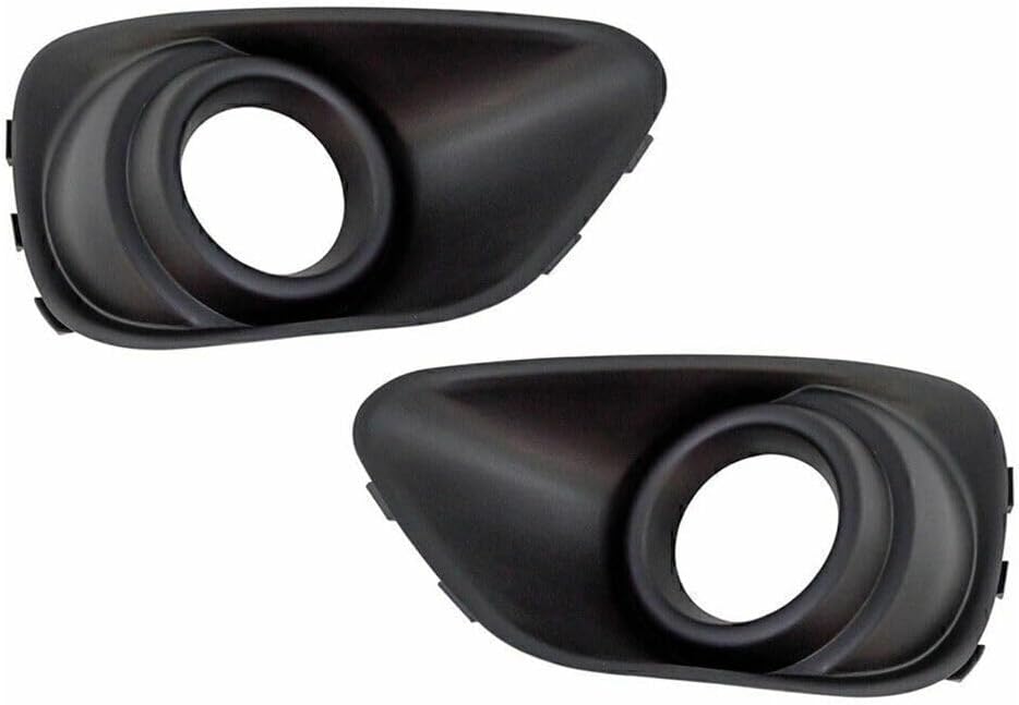 ya 10 9.16 zhengce for Jeep Compass 2011-2017 Pair Front Bumpe Fog Light Lamp Bezels Cover