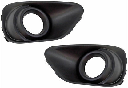 ya 10 9.16 zhengce for Jeep Compass 2011-2017 Pair Front Bumpe Fog Light Lamp Bezels Cover